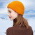 2411 New Autumn and winter solid color melon skin hat 8987