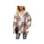 2411 New Ladies' plaid hooded casual loose shirt jacket 8992