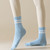 2411 New Four pairs of Pilates yoga anti slip silicone women's sports socks 8993