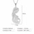 2502NEW-Pregnant Mother Holding Baby Necklace 8797