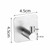 NEW  2503 Adhesive wall mounted stainless steel hook 4pcs/8pcs  9306