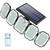 NEW  2503  Solar garage waterproof light human body induction light remote control lighting   9401