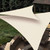 NEW  2503  Triangle or Rectangle Colour Outdoor Garden Sun Shade Sail   9079