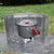 NEW  2504  Outdoor Camping Stove Wind Shield Foldable With Latch   9406