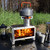 NEW  2504   Portable Camping Outdoor Stainless Steel Desktop Camping Wood Stove Fire Window Heating Stove  9092