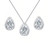 NEW  2505 Teardrop Necklace And Earrings Set  9616