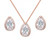 NEW  2505 Teardrop Necklace And Earrings Set  9616