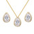 NEW  2505 Teardrop Necklace And Earrings Set  9616