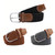 NEW  2505  Unisex Men Women Elastic Braided Belt  9628