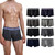 NEW  2505 Men's Cotton Breathable Mid-Rise Boxer Briefs 8PCS  9629