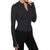 NEW  2505 Women's Fitness Tops Long Sleeve Sports Exercise Yoga Half Zipper with Thumb Holes 9633