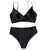 NEW  2506 Women's Twist Front High Waisted Bikini Set V Neck Padded Two Pieces Bathing Suits Swimsuits  9651