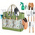 NEW  2505  Gardening Tool Set 9-Piece Flower Shovel Weeding Tool Kit  9432