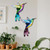 NEW  2505  4-Pack Hummingbird Wall Decor, Garden, Yard Fence Decoration   9438