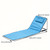 NEW  2507  Portable Folding Reclining Chair With Adjustable Backrest Beach Mat   9442