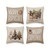 NEW  2507  Christmas Linen Pillow Home Living Room Sofa Bedroom Pillow Cushion Cover   9443