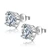 Nova Clarity – Zircon & Titanium Steel Stud Earrings
