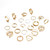 Golden Harmony – 22-Piece Vintage Gold Ring Set