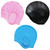 NEW  2507 Silicone high elasticity swimming cap 9517