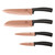 Berlinger 4 pcs titanium knife set, Rose-Gold Line