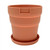 NEW 2507 Environmentally friendly silicone anti drop tray folding flower pot 9343