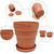NEW 2507 Environmentally friendly silicone anti drop tray folding flower pot 9343