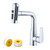 NEW 2507 Stainless steel four speed electroplated faucet with two rolls of waterproof tape 9346