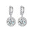 NEW 2507 Personalized and fashionable Mozambique elements diamond earrings 9349