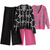 NEW  2507 ELLA  Fashion Slimming Knitted V-Neck Cardigan Wide Leg Pants Two-Piece Set Gift Bag 9536