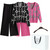 NEW  2507 ELLA  Fashion Slimming Knitted V-Neck Cardigan Wide Leg Pants Two-Piece Set Gift Bag 9536