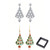 NEW  2508 Christmas Tree Element Earring Set  5438&5371