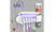 UV Light Toothbrush Sterilizer Box Ultraviolet Antibacterial Toothbrush Cleaner