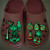 NEW 2508 Night light Halloween soft PVC sandals decoration 12pcs 9548