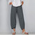 NEW  2508  Women's Casual Pants Cropped Pants Loose Straight Elastic Waist Twill Pants with Pockets  9697