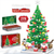 NEW  2508  24Grid DIY Calendar Blind Box Countdown Christmas Tree 9453