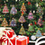NEW 2509 Christmas Gift Arrival Calendar Bag Wooden decorative pendant 24pcs Blind box 9393