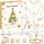 NEW  2509  Christmas Jewelry Women's Gift Countdown 24 Grid Calendar Advent Necklace Blind Box  9732