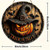 NEW 2509 Halloween round wooden doorplate decoration 9800
