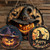 NEW 2509 Halloween round wooden doorplate decoration 9800