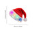 NEW  2509  Santa Claus Hat LED Light Cap Flashing Santa Claus Hat  9458