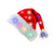 NEW  2509  Santa Claus Hat LED Light Cap Flashing Santa Claus Hat  9458