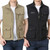 NEW 2509 Loose Multi Pocket Workwear Vest With Shoulder And Vest 9570