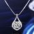 NEW  2509 One Carat Teardrop-Shaped Moissanite Necklace For Women Christmas Luxury Gift Box   9748