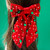 NEW 2509 Elegant Christmas Bow Hair Clip - Sparkling Rhinestone and Pearl Hair Accessories for Women, Party Festival Glam 9808