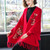 NEW 2509 Mink Cashmere Thick Embroidered Cloak 9574