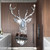 NEW 2510 Christmas 3D Elk Head Acrylic Mirror Wall Stickers For House 9814//9823