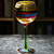 Hand-Painted Christmas Wine Glass Set