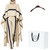 NEW  2510  ELLA  Women's Light Luxury Loose Shawl Cape High Neck Solid Color Set Gift Bag 9913