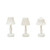 NEW  2510 3Pcs LED Night Light Miniature Nordic Table Lamp 9486
