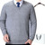 NEW  2510 ELLA Men’s Classic V-Neck Knit Sweater with Gift Bag 9921